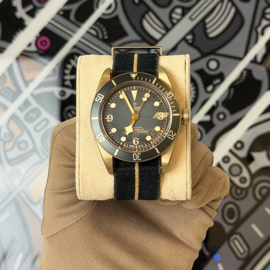 NEW Tudor Black Bay Bronze Nato 79250BA