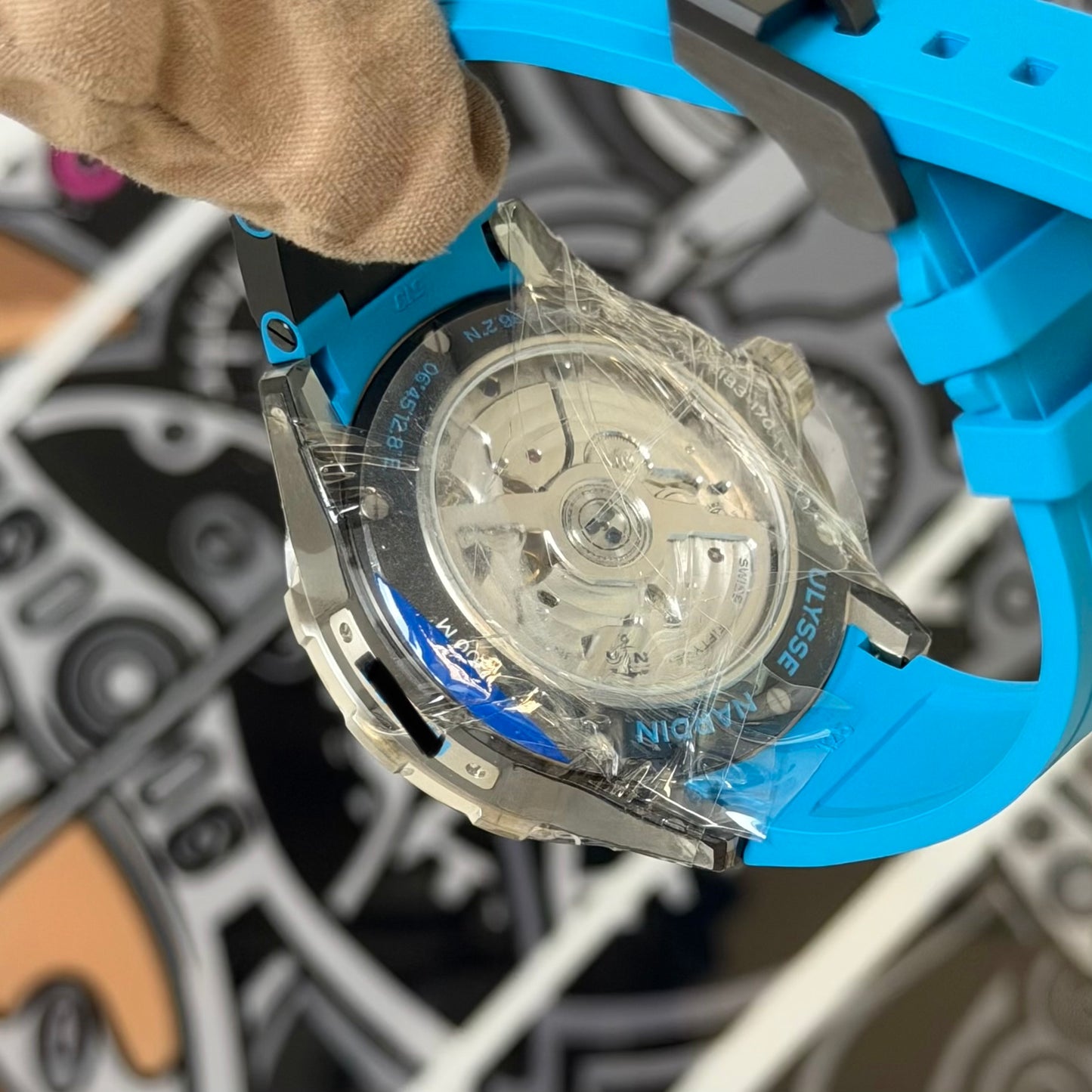 NEW Ulysse Nardin Diver Net Azure 1183-170-2B/3A