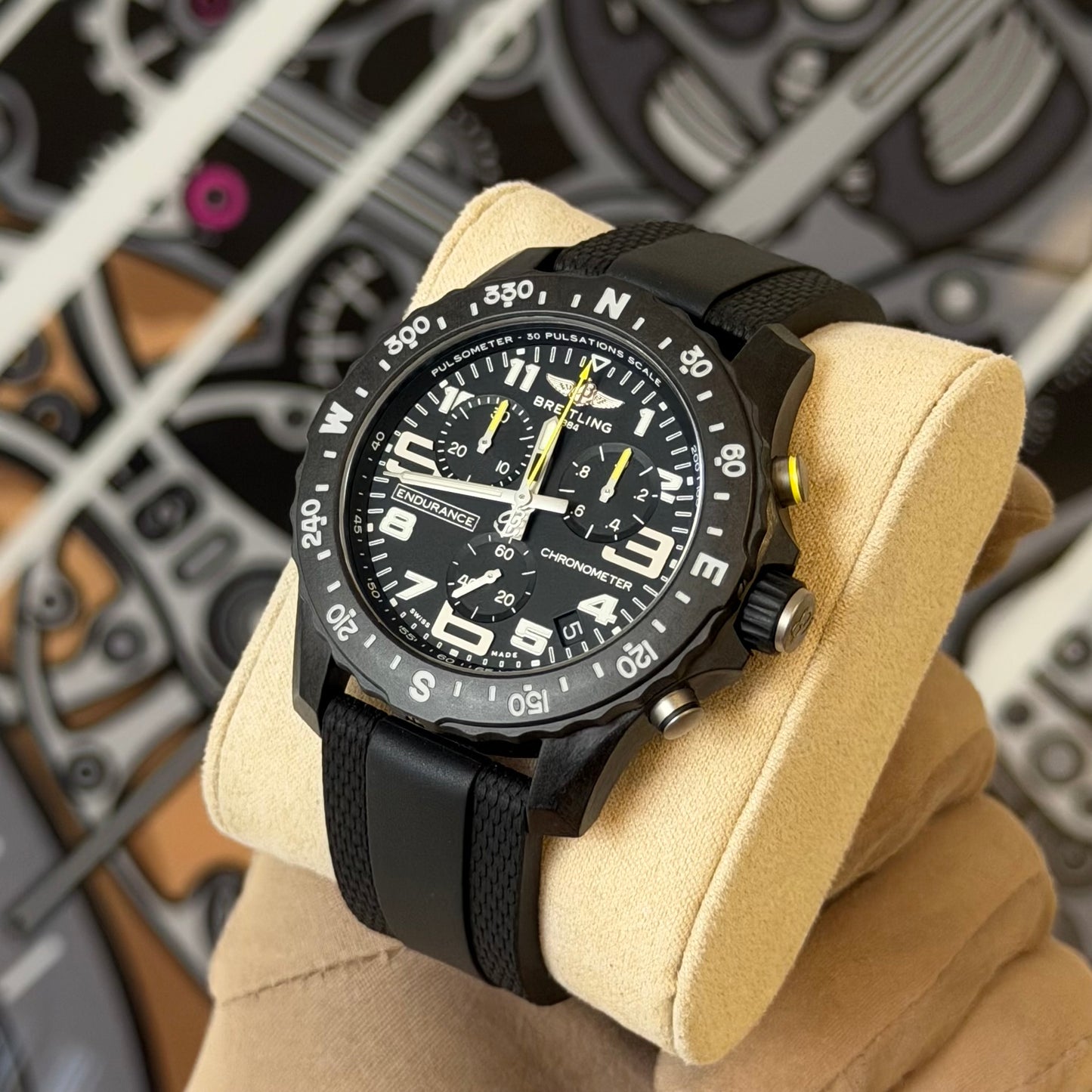 NEW Breitling Endurance Pro 44 Black X82310