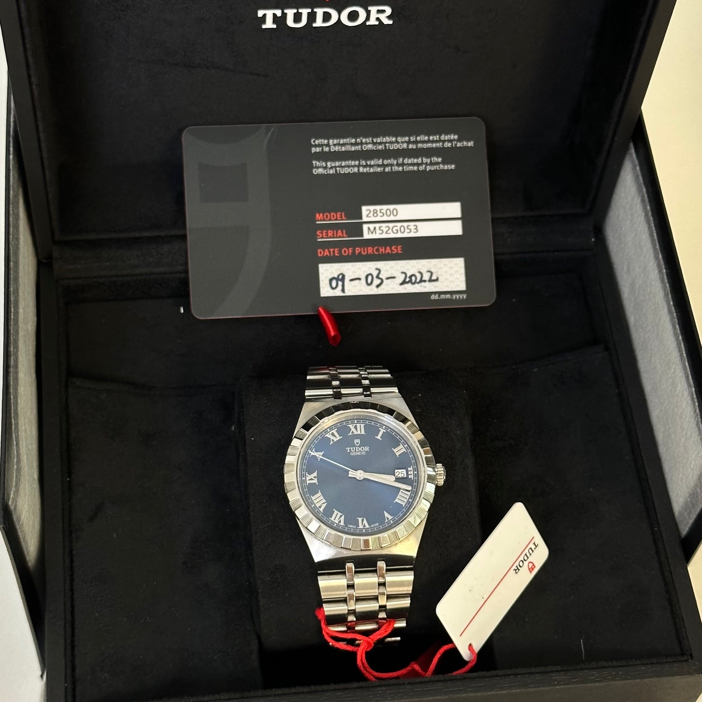 Tudor Royal Blue Dial 28500