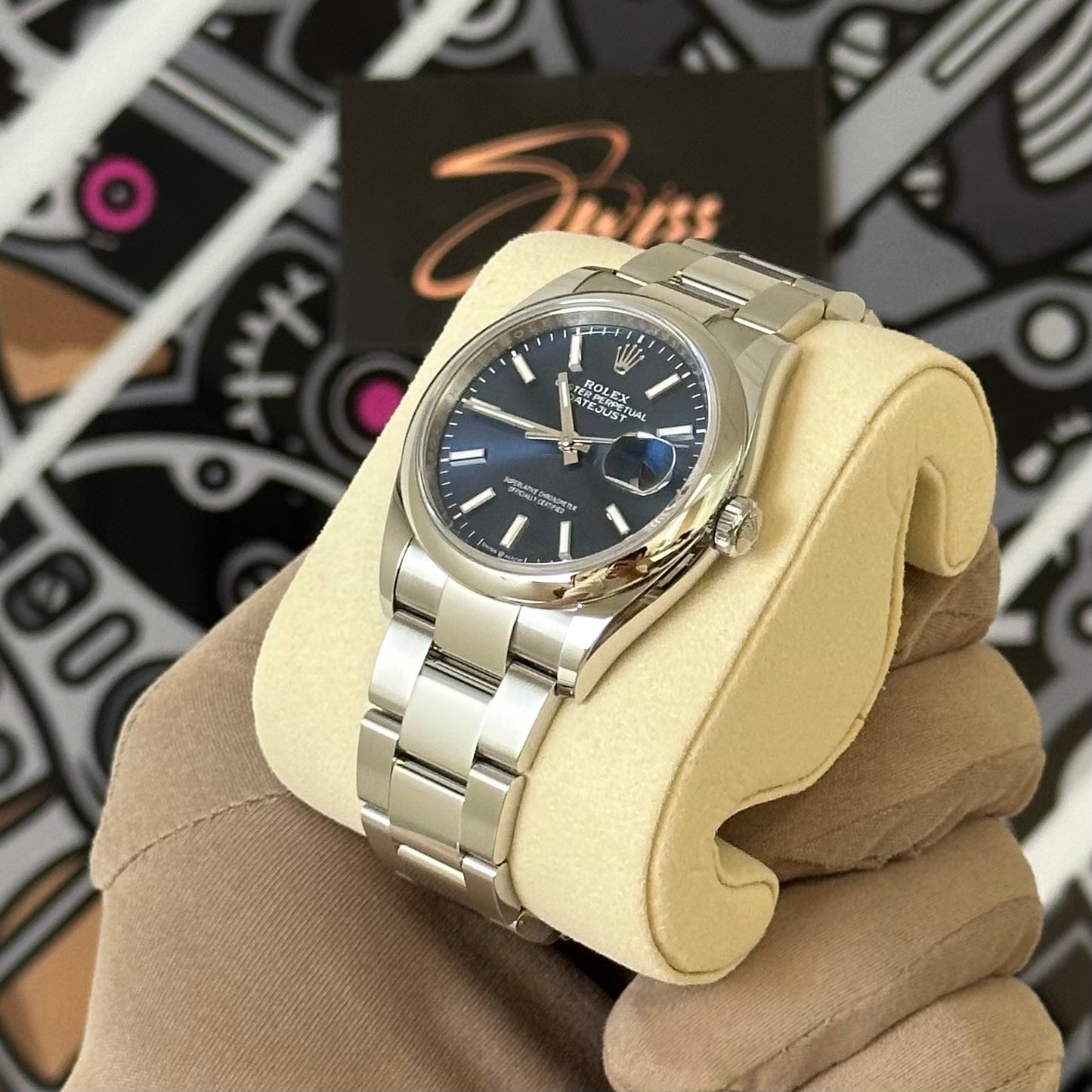 NEW Rolex Datejust 36 Blue 126200