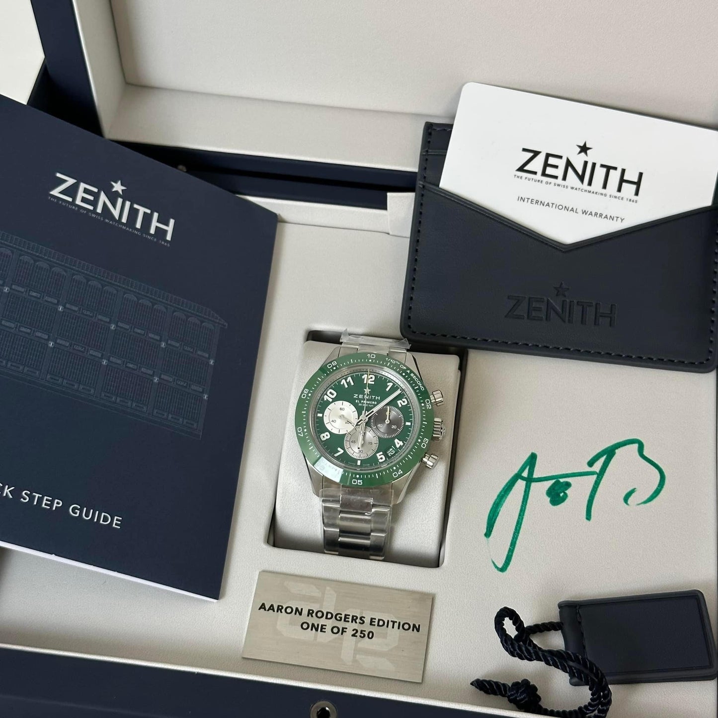 NEW Zenith Chronomaster Sport Aaron Rogers 03.3117.3600/56.M3100