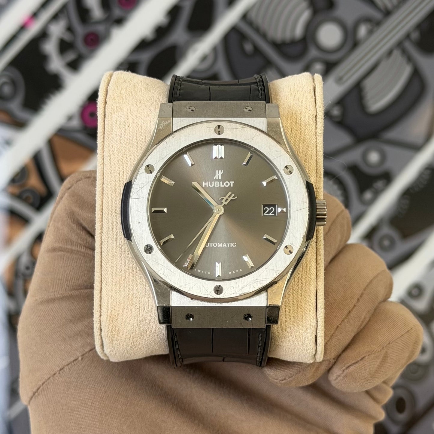 Hublot Classic Fusion Racing Gray Titanium 511.NX.7071.LR