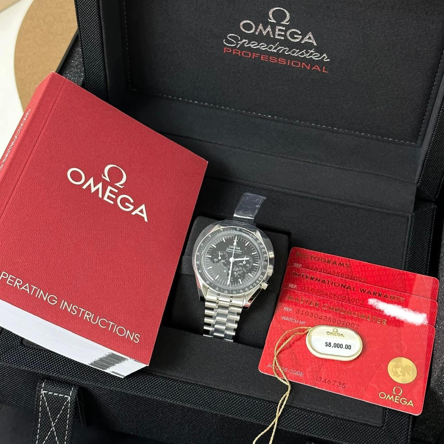 NEW Omega Moonwatch Sapphire