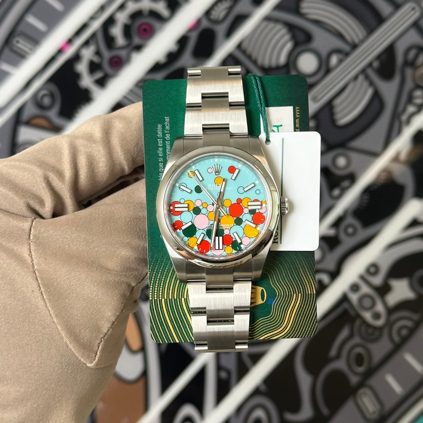 NEW Rolex OP41 Celebration 124300