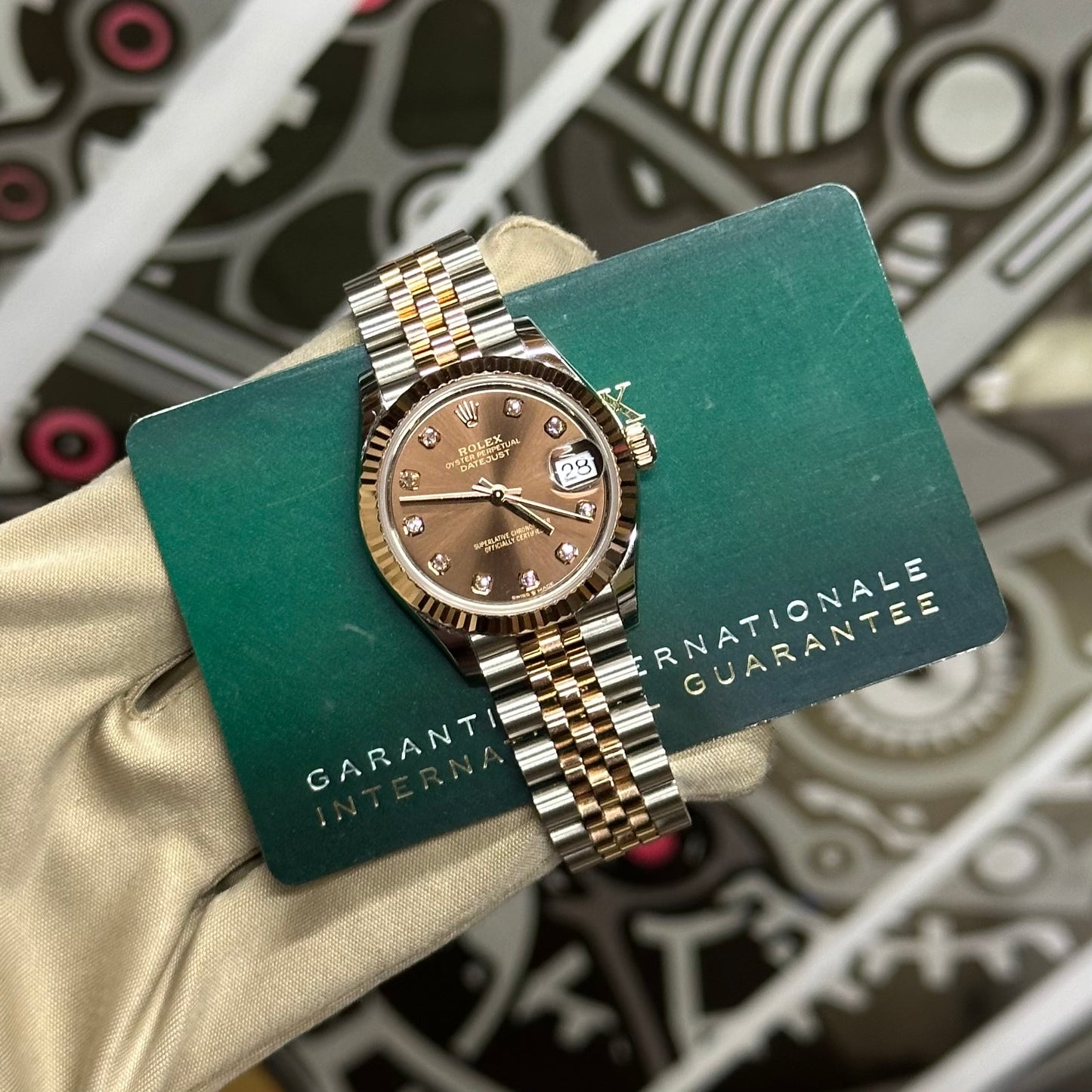 Rolex DJ31 Chocolate Diamond Dial 278271