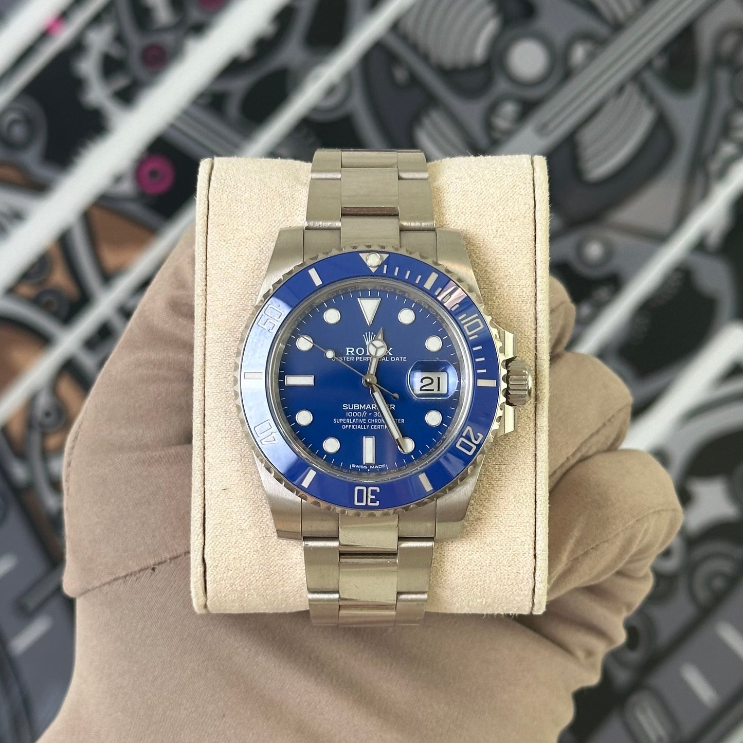 Rolex Smurf White Gold 116619LB