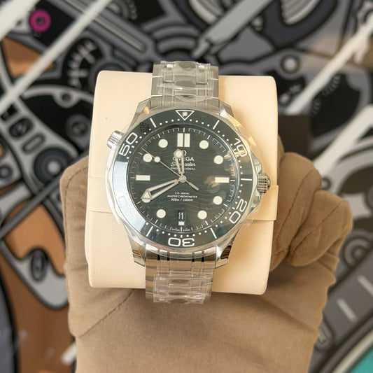 NEW Omega Seamaster Green Dial 210.30.42.20.10.001