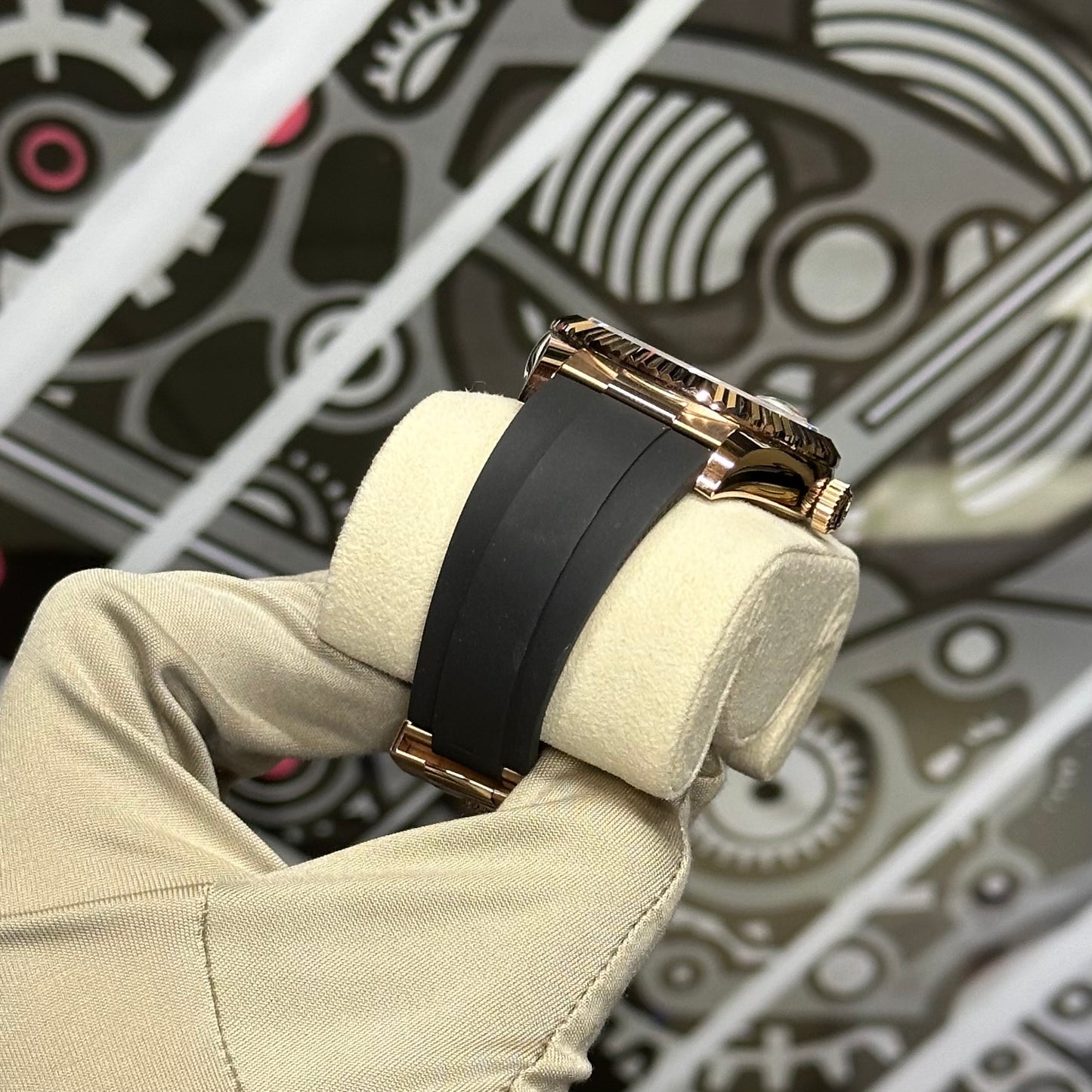 Rolex Rose Gold SkyDweller Chocolate Dial 336235