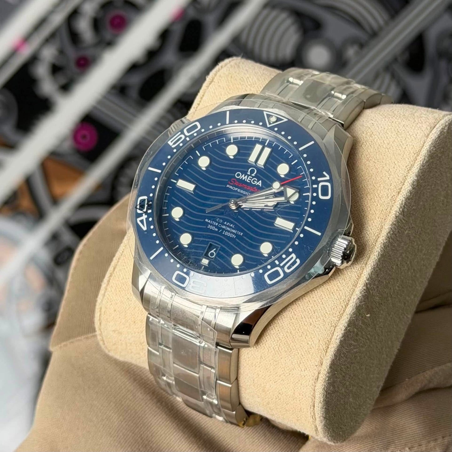 NEW Omega Seamaster Blue 210.30.42.20.03.001