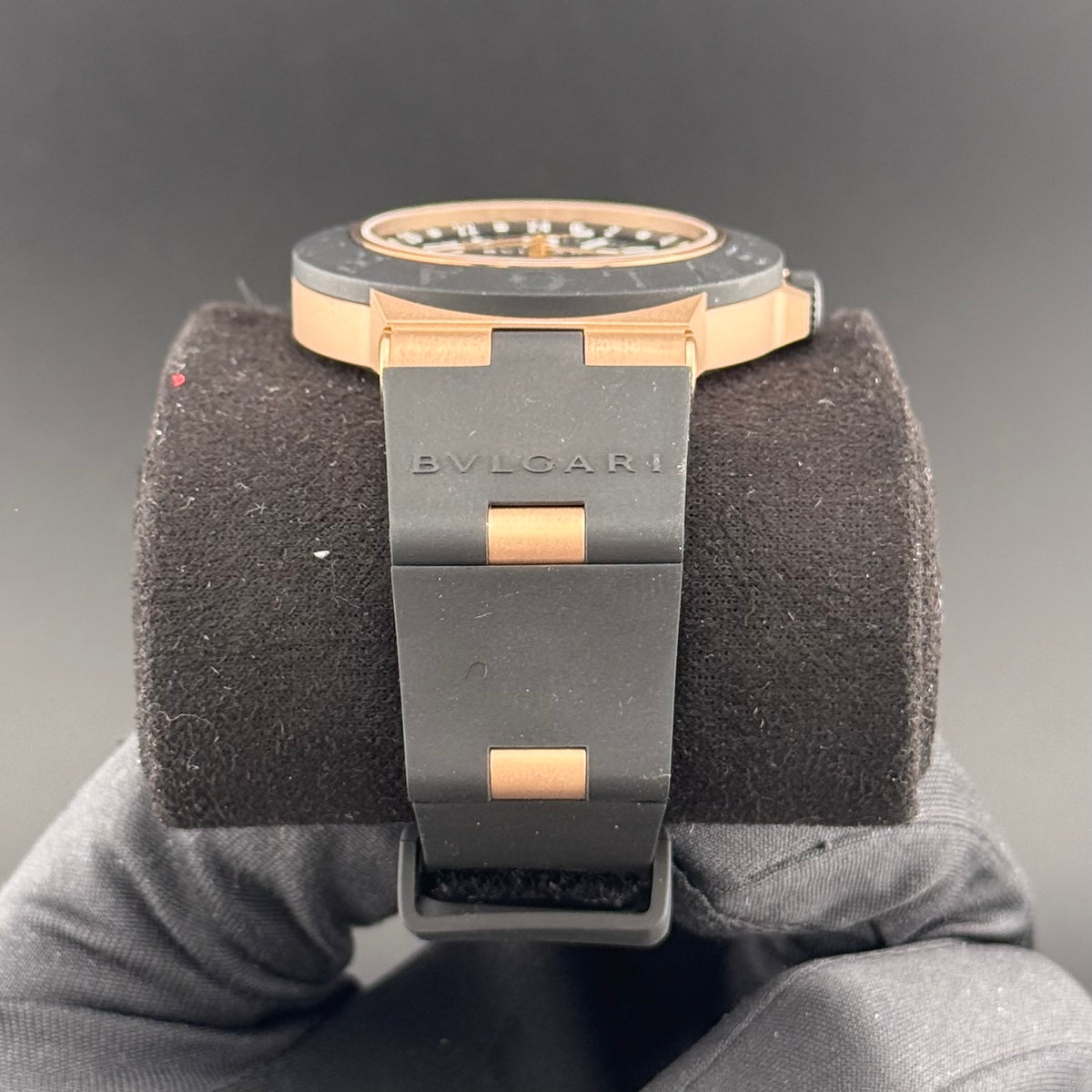 NEW Bvlgari Aluminum Watch Bronze 40mm 104241