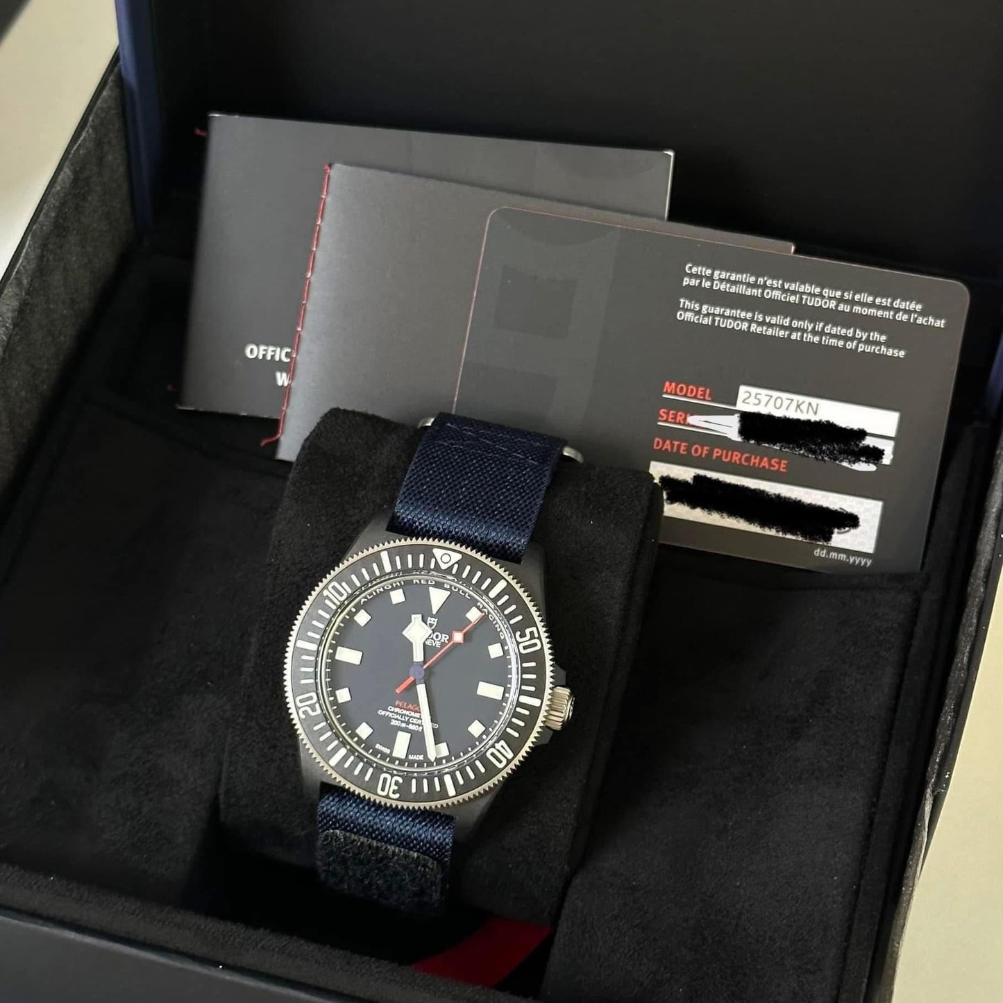 NEW Tudor Pelagos FXD Alinghi Red Bull 25707KN