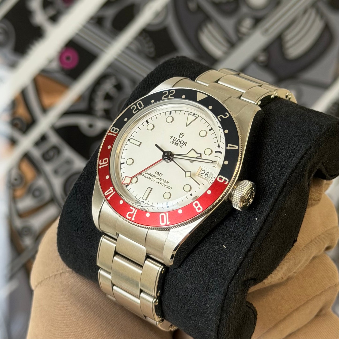 Tudor Black Bay Pepsi White Dial 79830RB