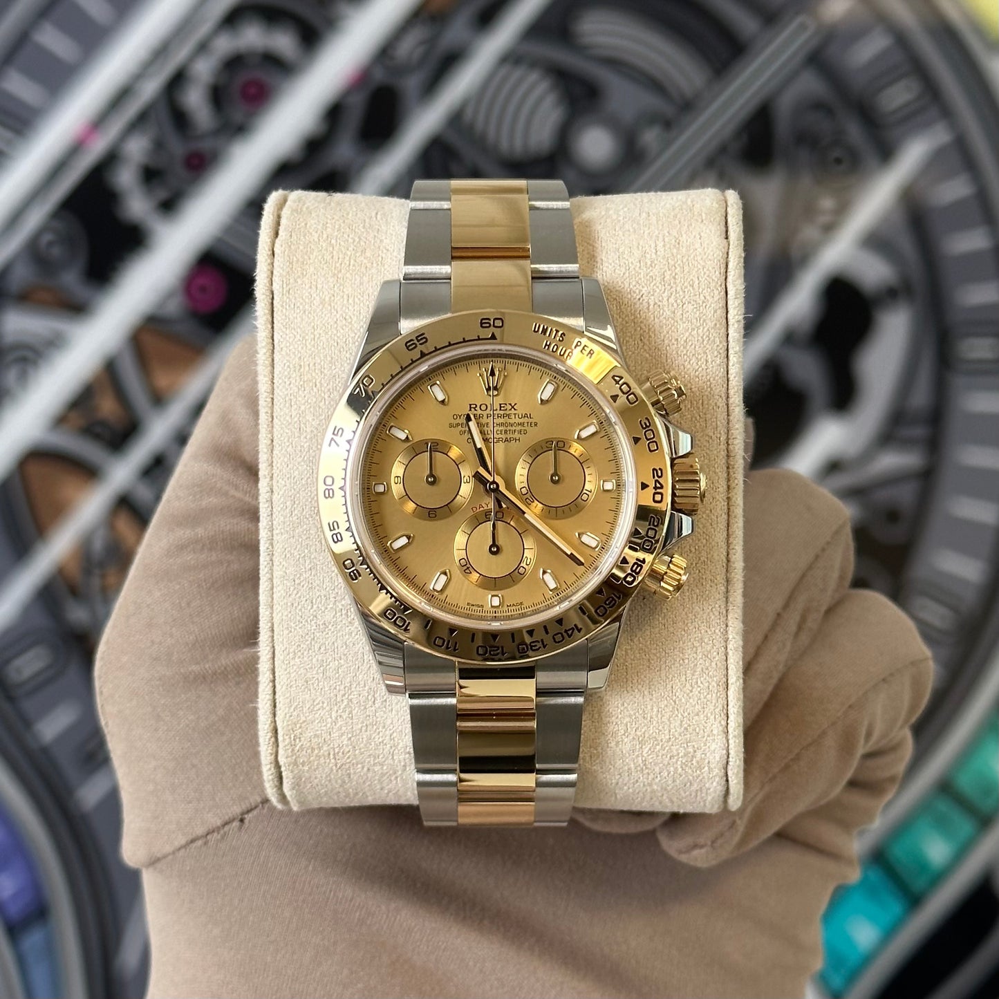 NEW Rolex Daytona Two Tone Champagne Dial 116503