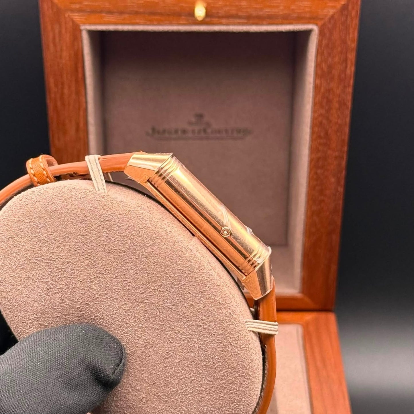 NEW JLC Reverso Tribute Duoface Calendar 18k Rose Gold Q3912532