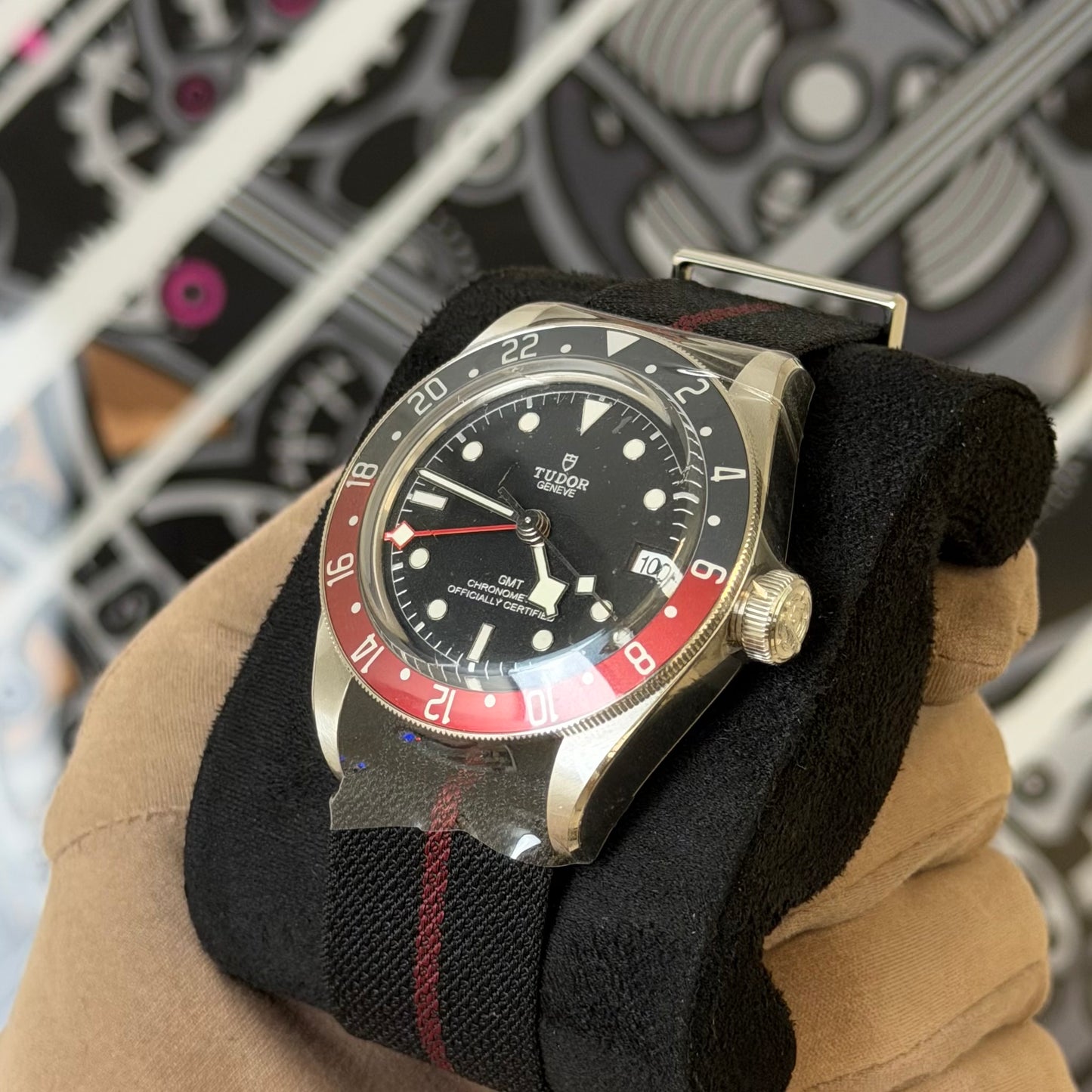 NEW Tudor Black Bay GMT Nato 79830RB