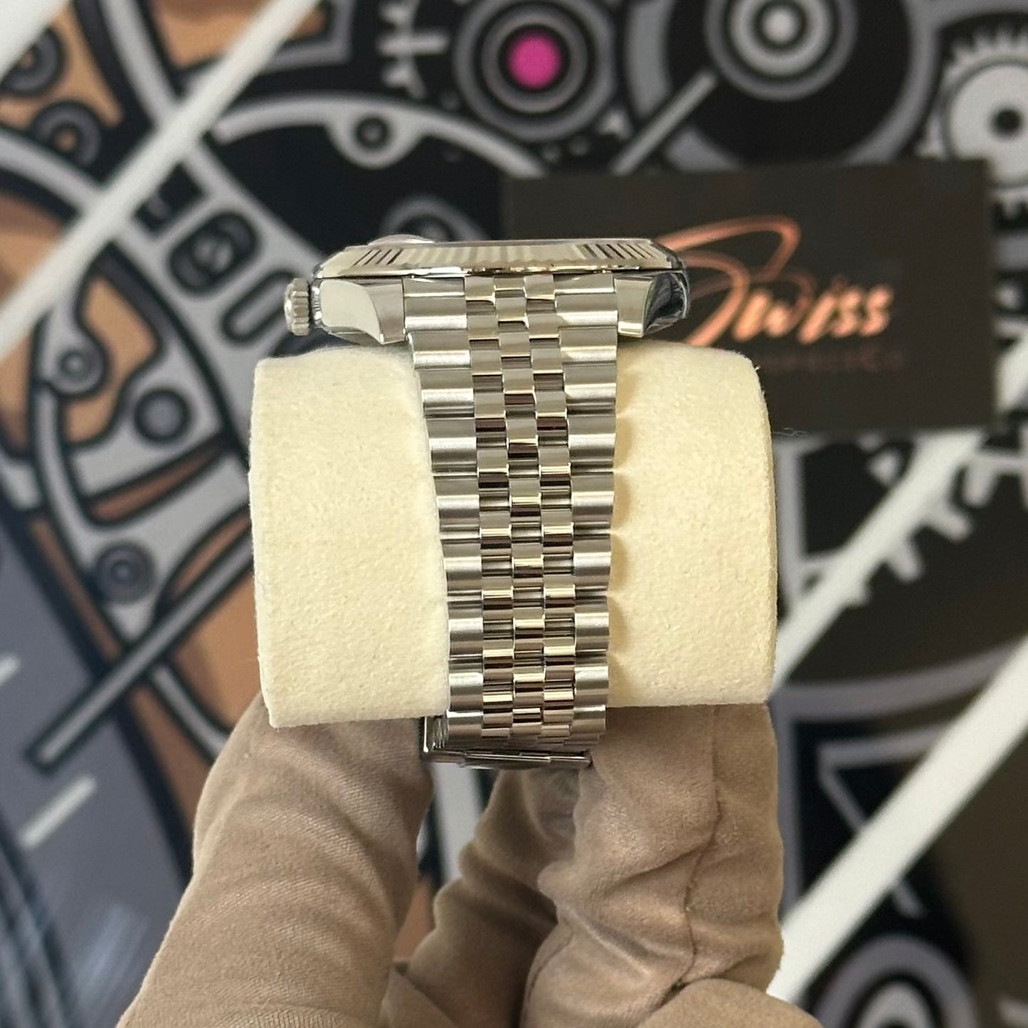 NEW Rolex Datejust 41 White Roman 126334