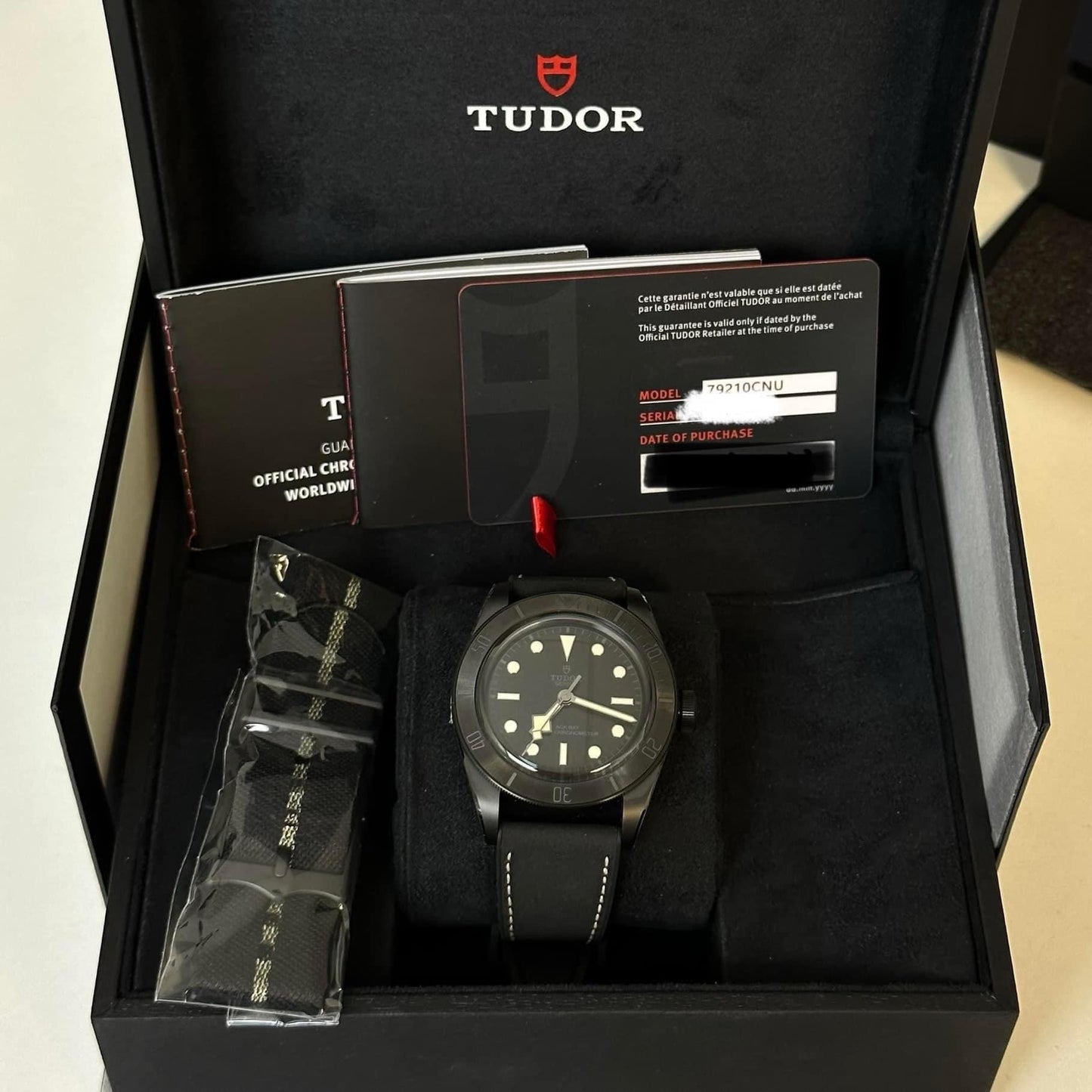 NEW Tudor Ceramic Black 79210CNU