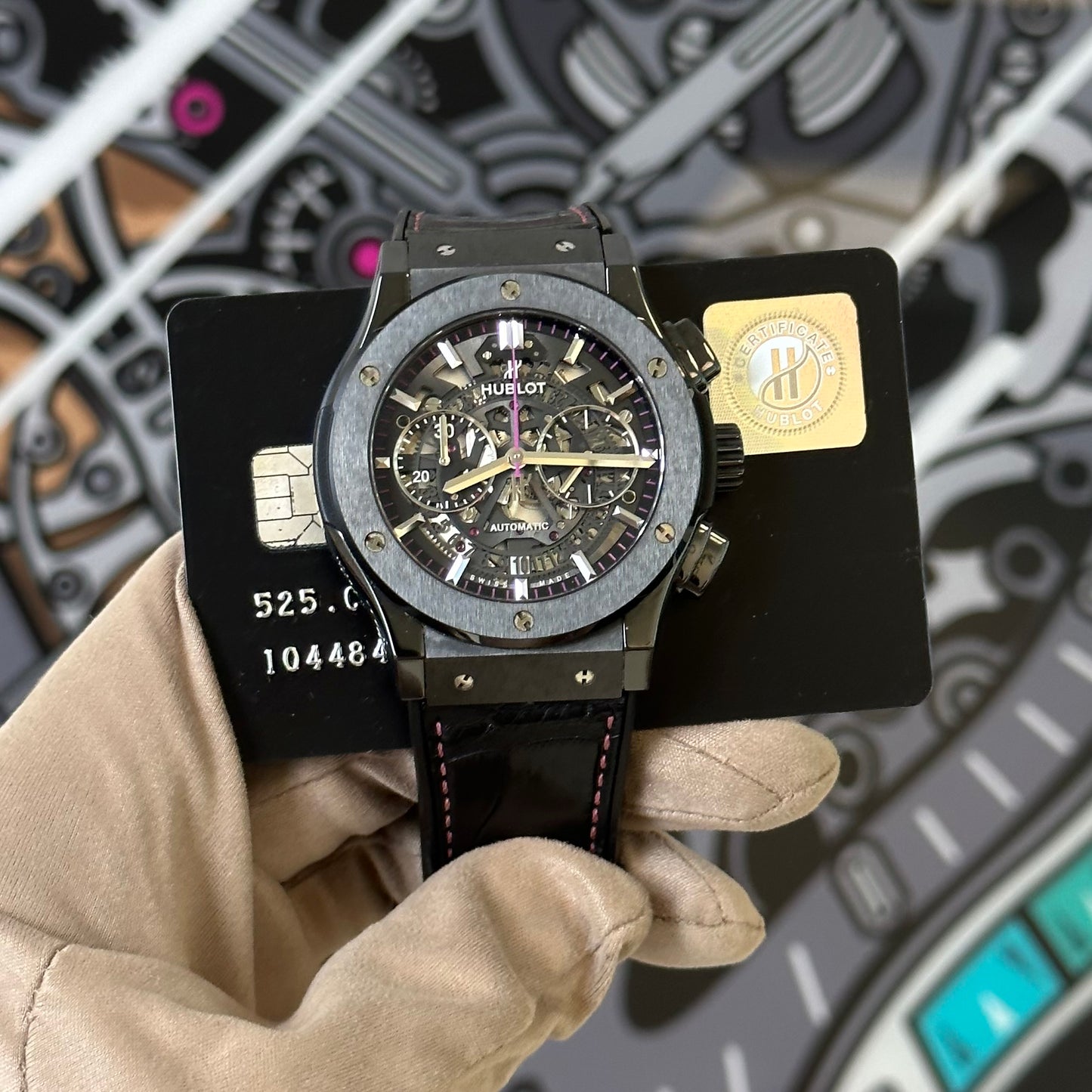 Hublot Classic Fusion Aero Womanity Black Skeleton 525.CM.0179.LR.WTY14