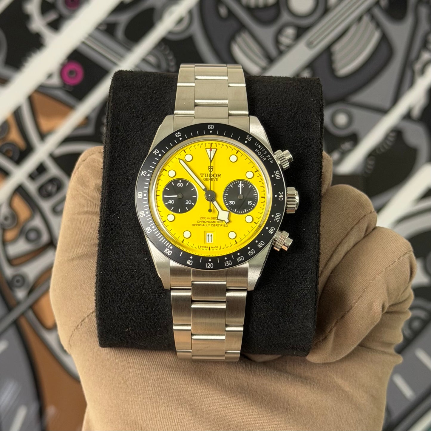 NEW Tudor Black Bay Chronograph Bumblebee 79361N