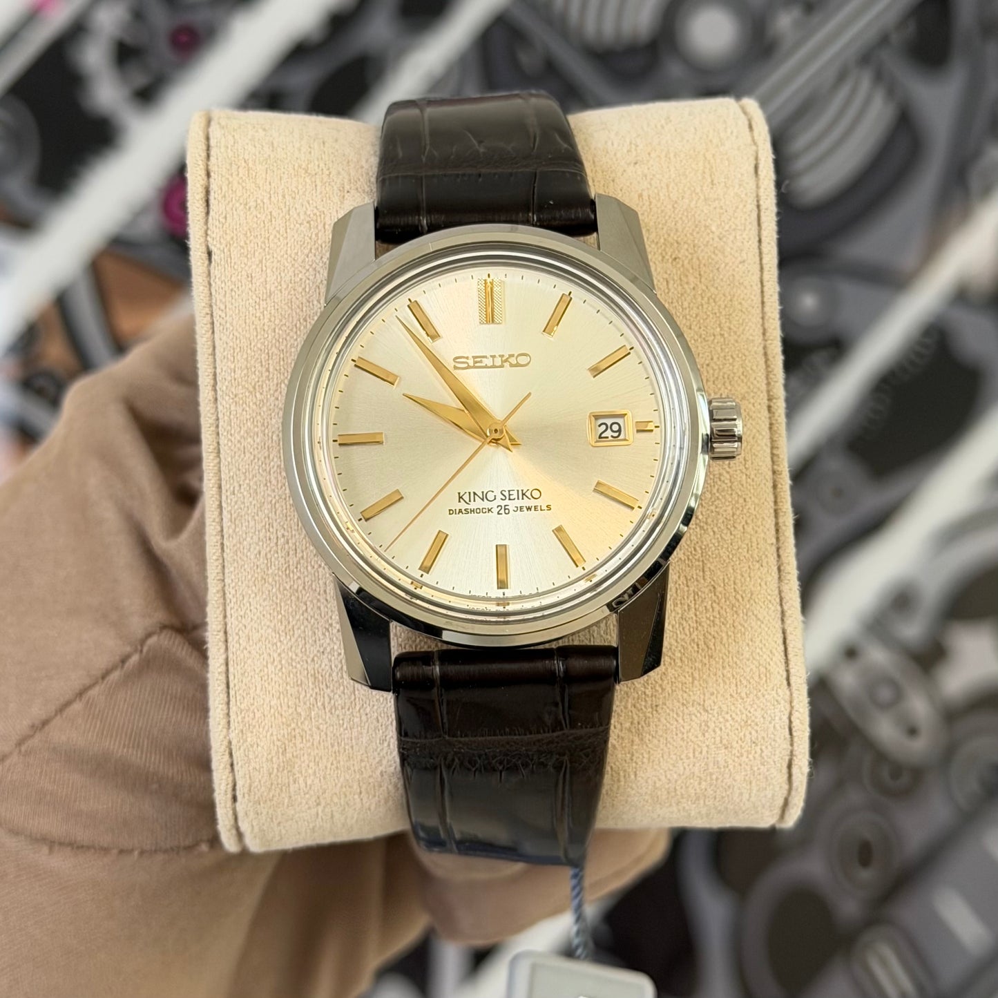Seiko King Seiko Limited Edition Champagne Dial SJE087