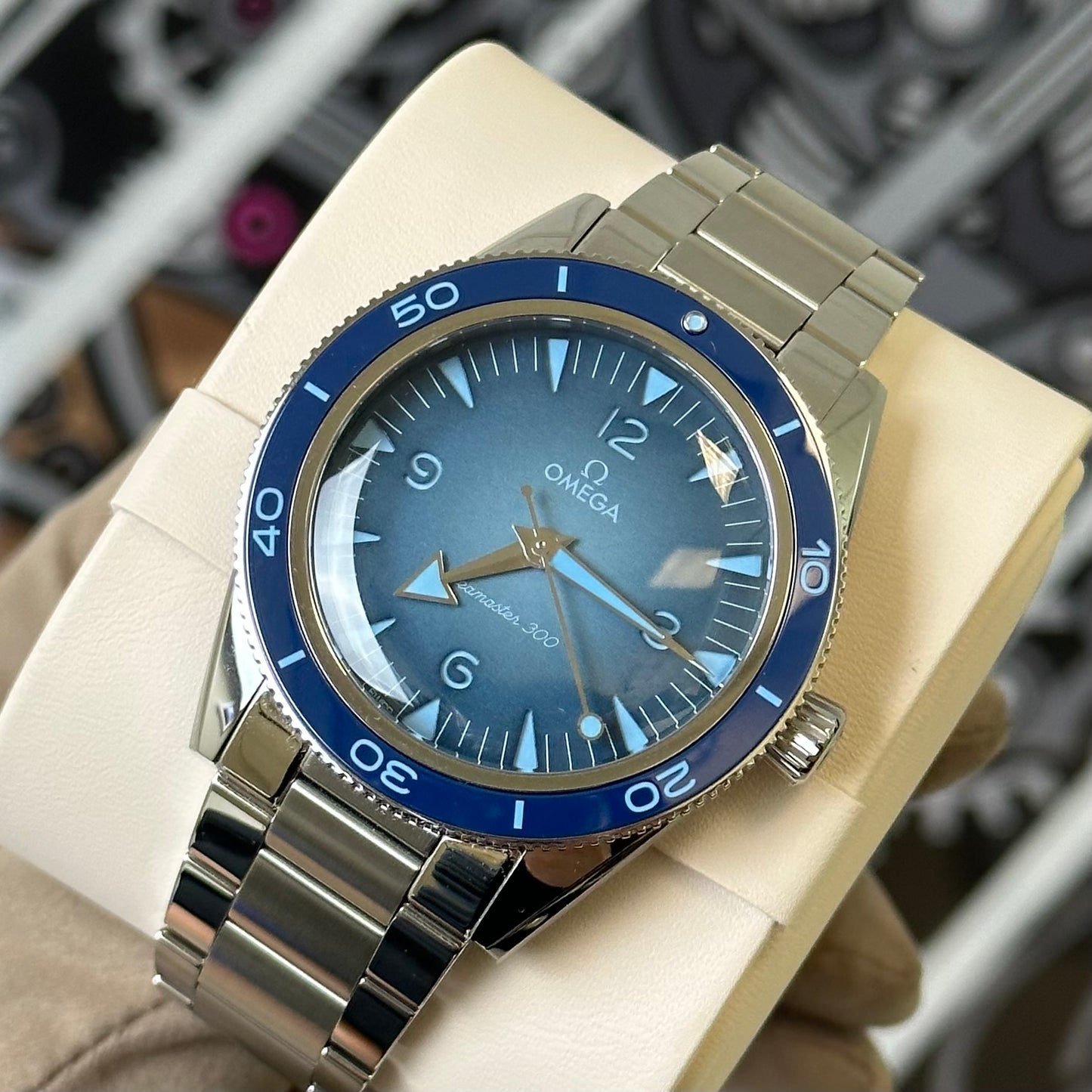 Omega Seamaster 300M Summer Blue 234.30.41.21.03.002