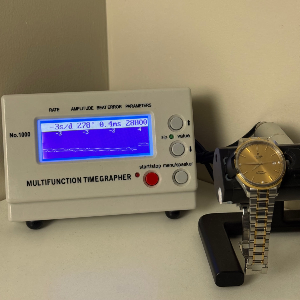Tudor Style Yellow Gold Steel 38mm 12503