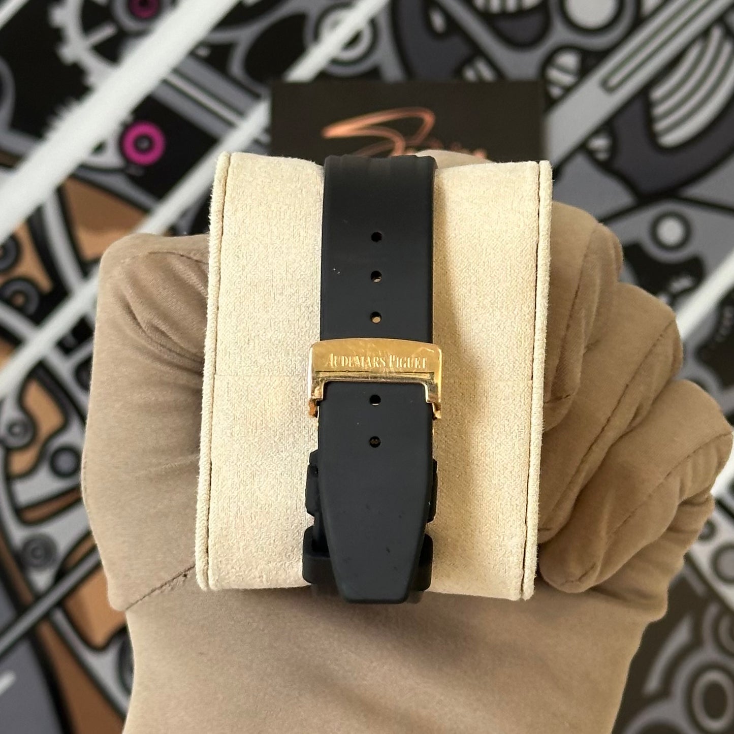 Audemars Piguet Royal Oak Rose Gold Black Dial 15300OR
