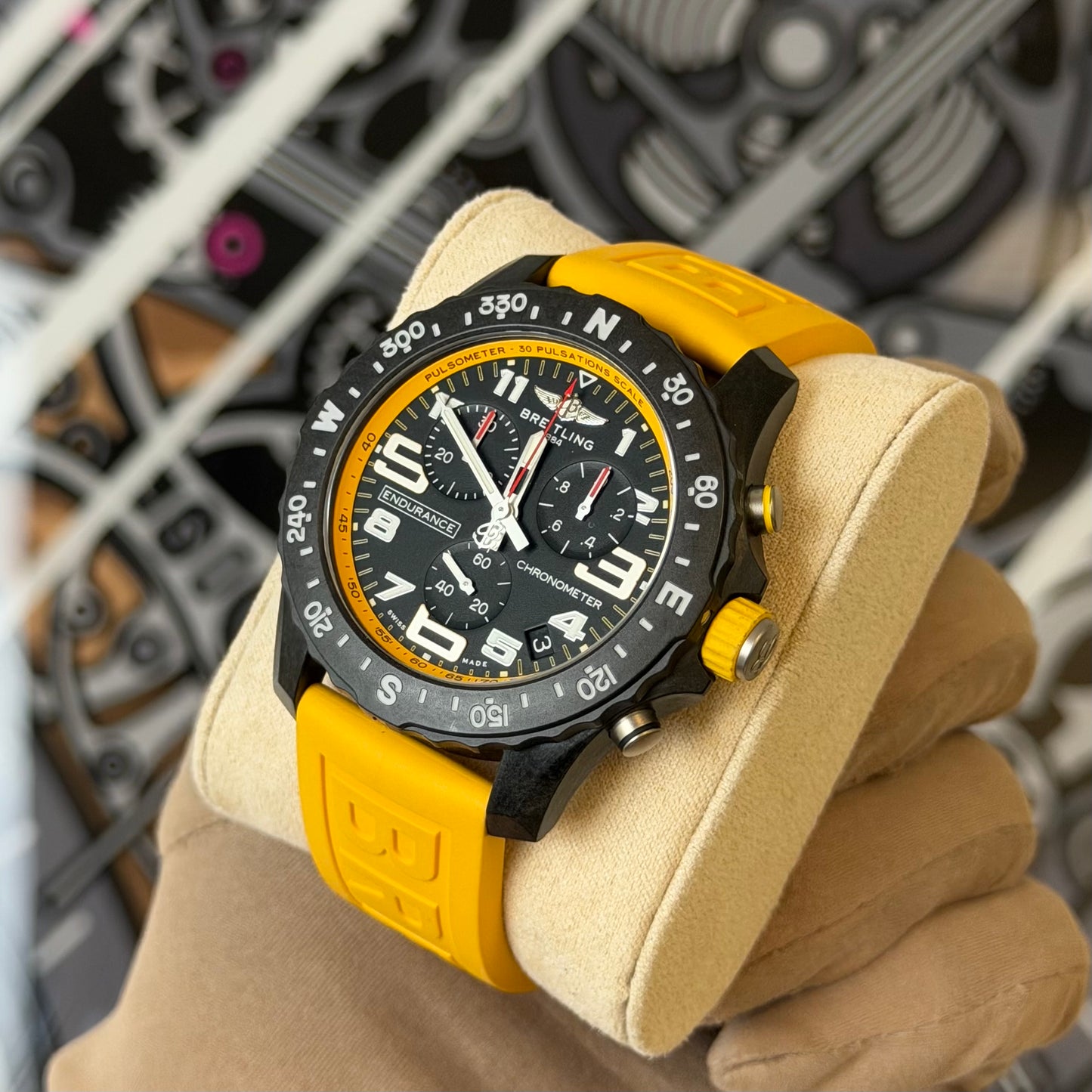 NEW Breitling Endurance Pro 44 Yellow X82310