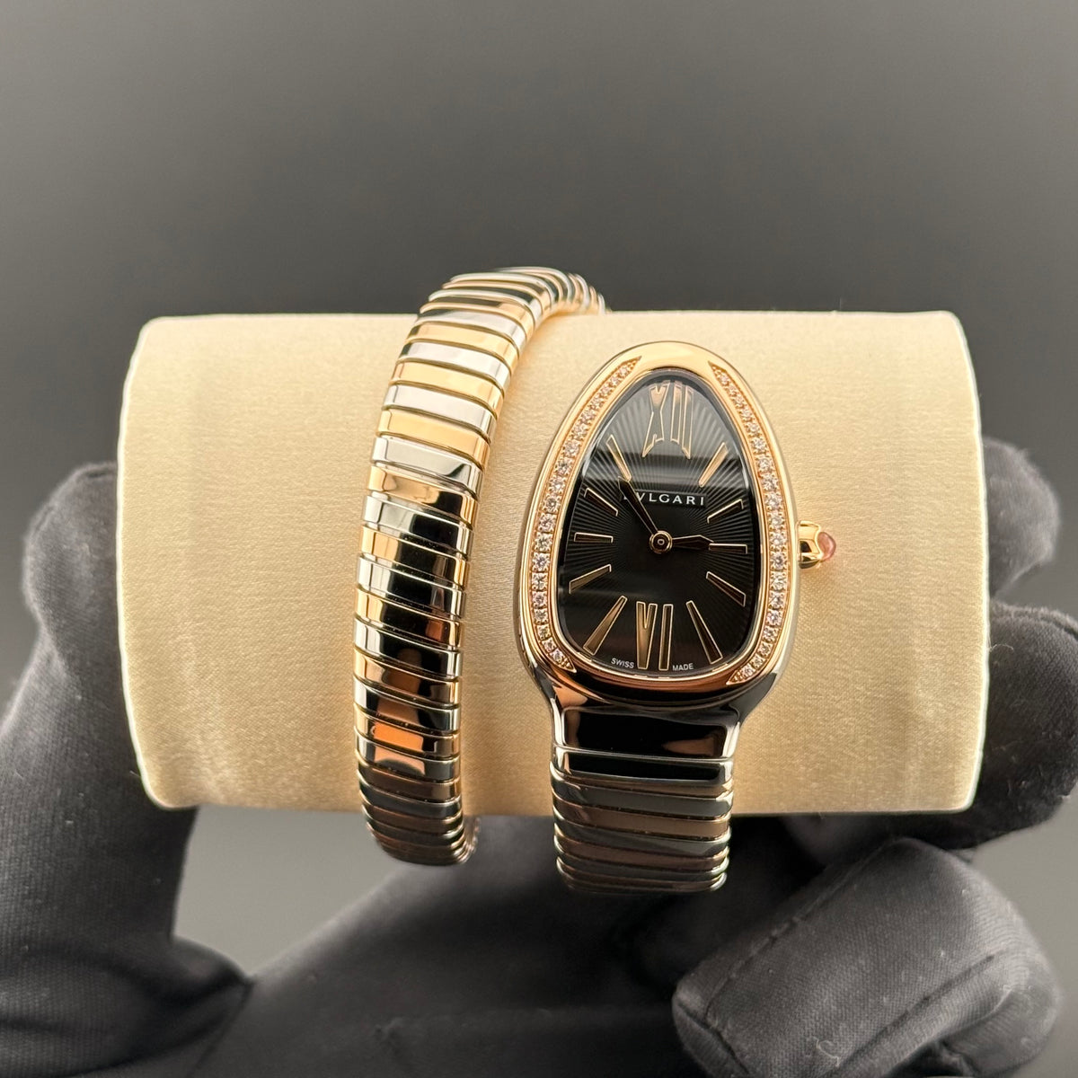 NEW Bvlgari Serpenti Tubogas 18k Rose Gold 102098