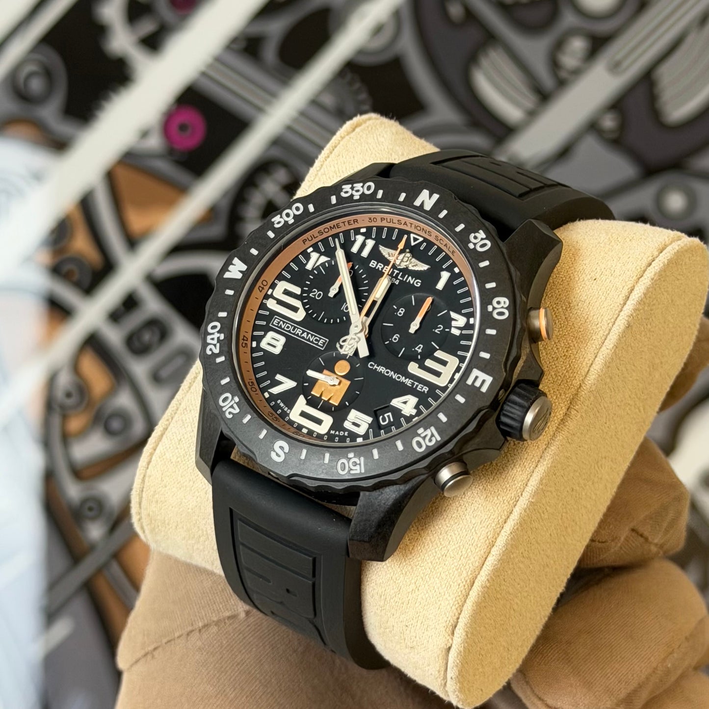 NEW Breitling Endurance Pro 44 Ironman Black X82310