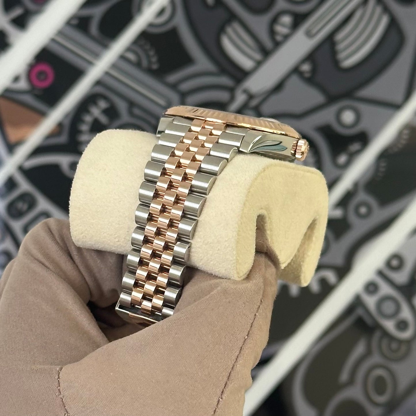 Rolex DJ41 Rose Gold Wimbledon jubilee 126331