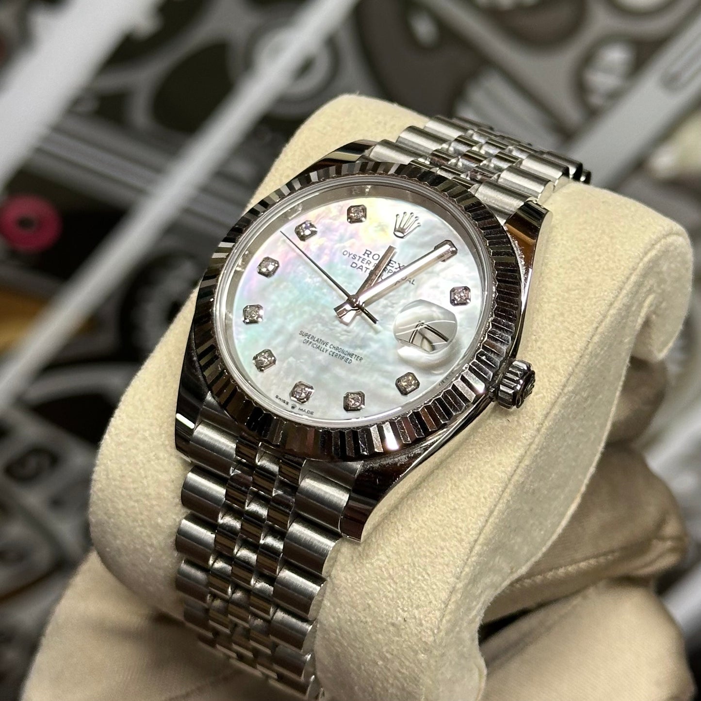 Rolex DJ41 MOP Dial 126334