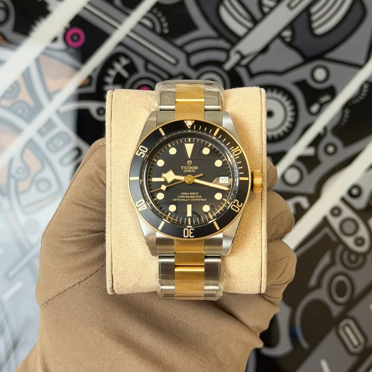 NEW Tudor Black Bay Steel & Gold 79733N