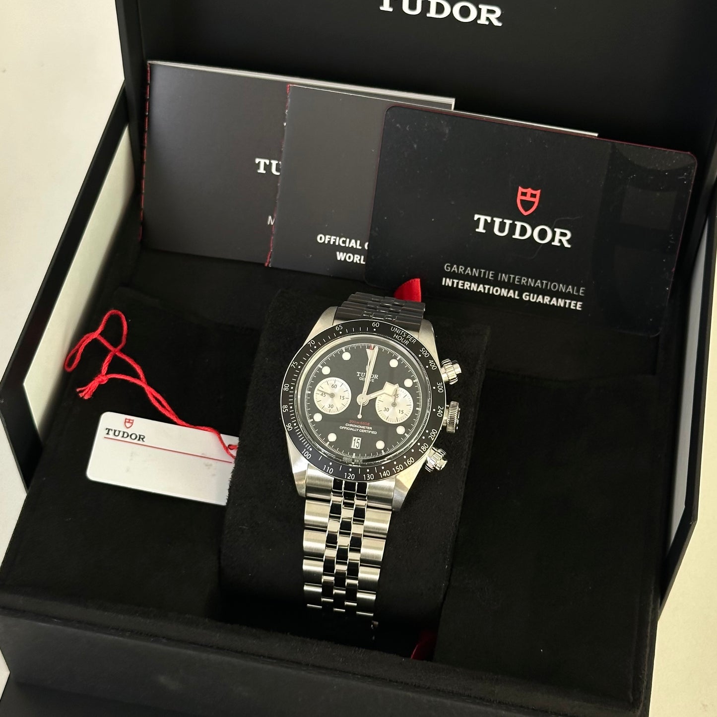 NEW Tudor Black Bay Chronograph Black Jub 79360N