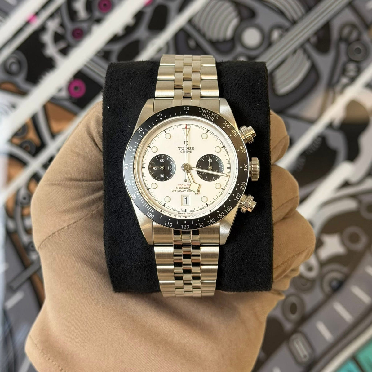 NEW Tudor Black Bay Chronograph Panda Jub 79360N