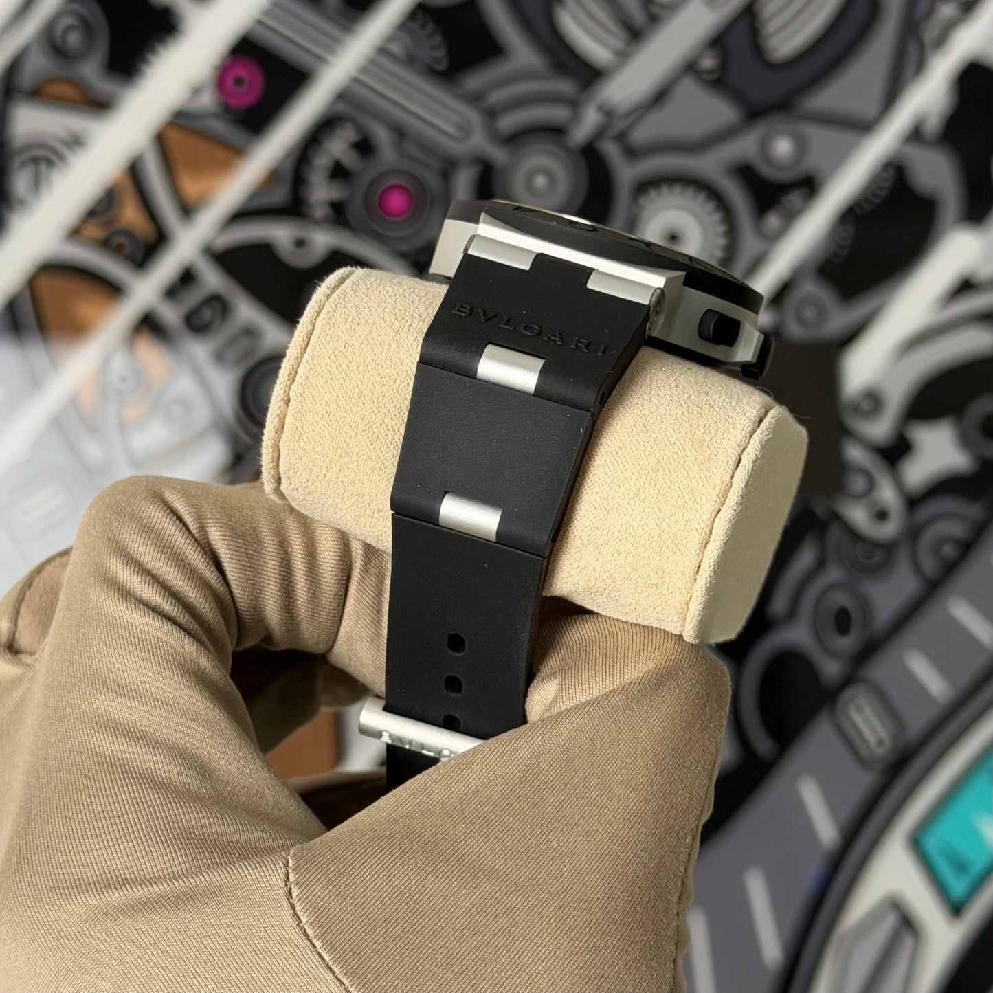 NEW Bvlgari Aluminium Titanium 103722