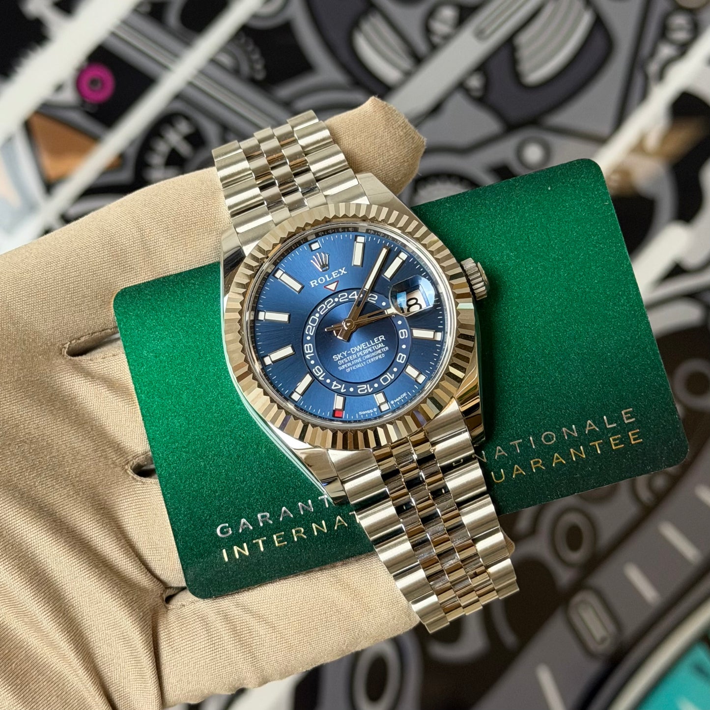 NEW Rolex SkyDweller Blue Dial Jubilee 336934