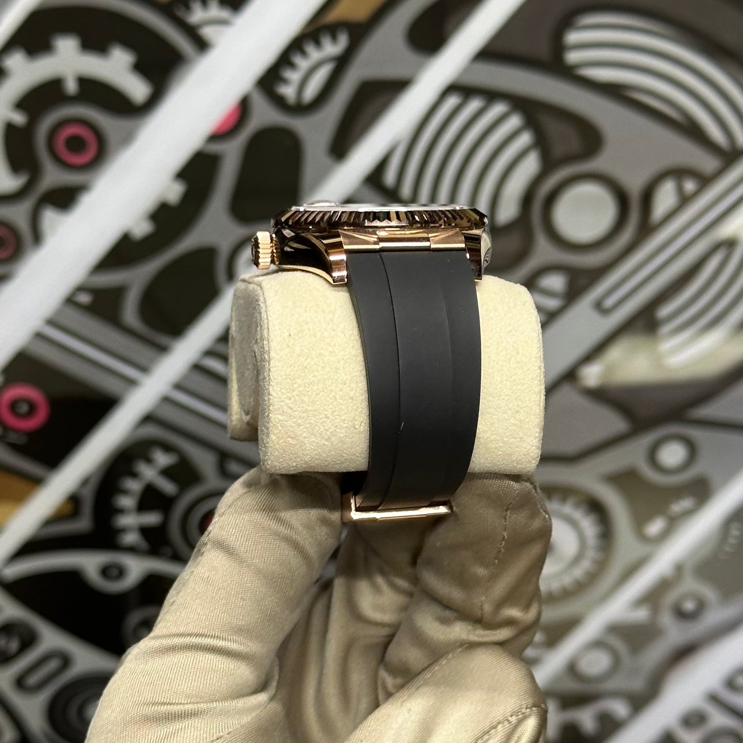 Rolex Rose Gold SkyDweller Chocolate Dial 336235