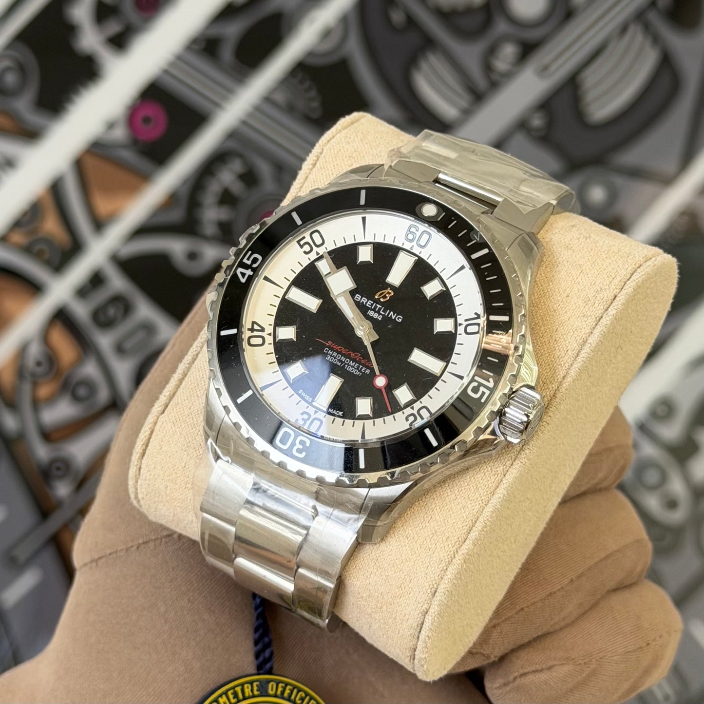 NEW Breitling SuperOcean Automatic 46A17378