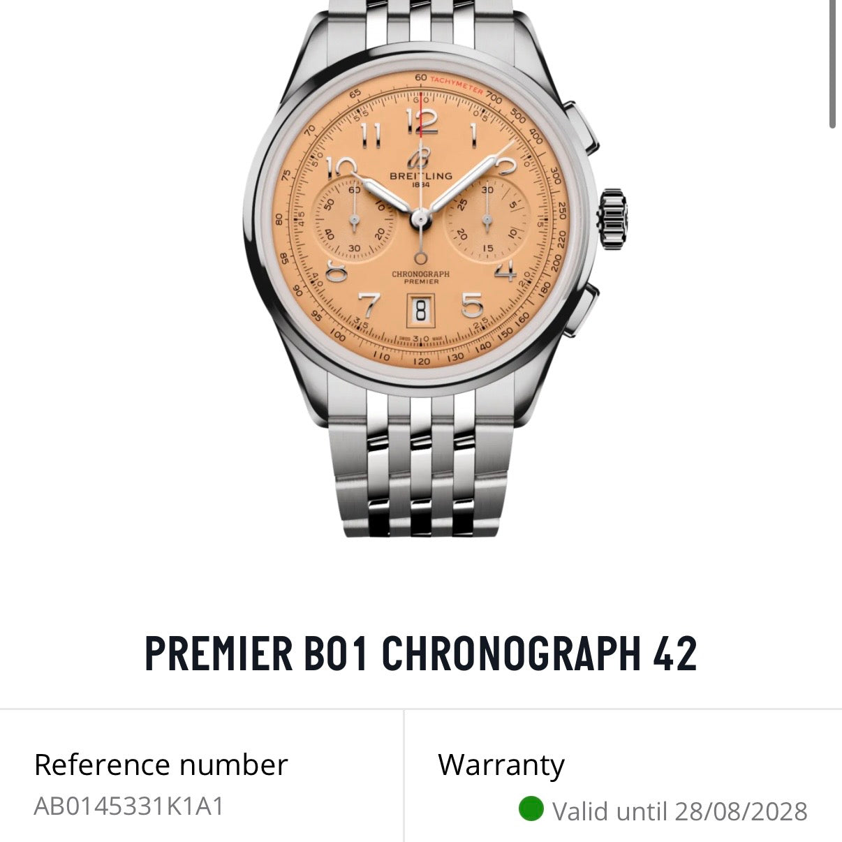 Breitling Premier B01 Chronograph AB0145