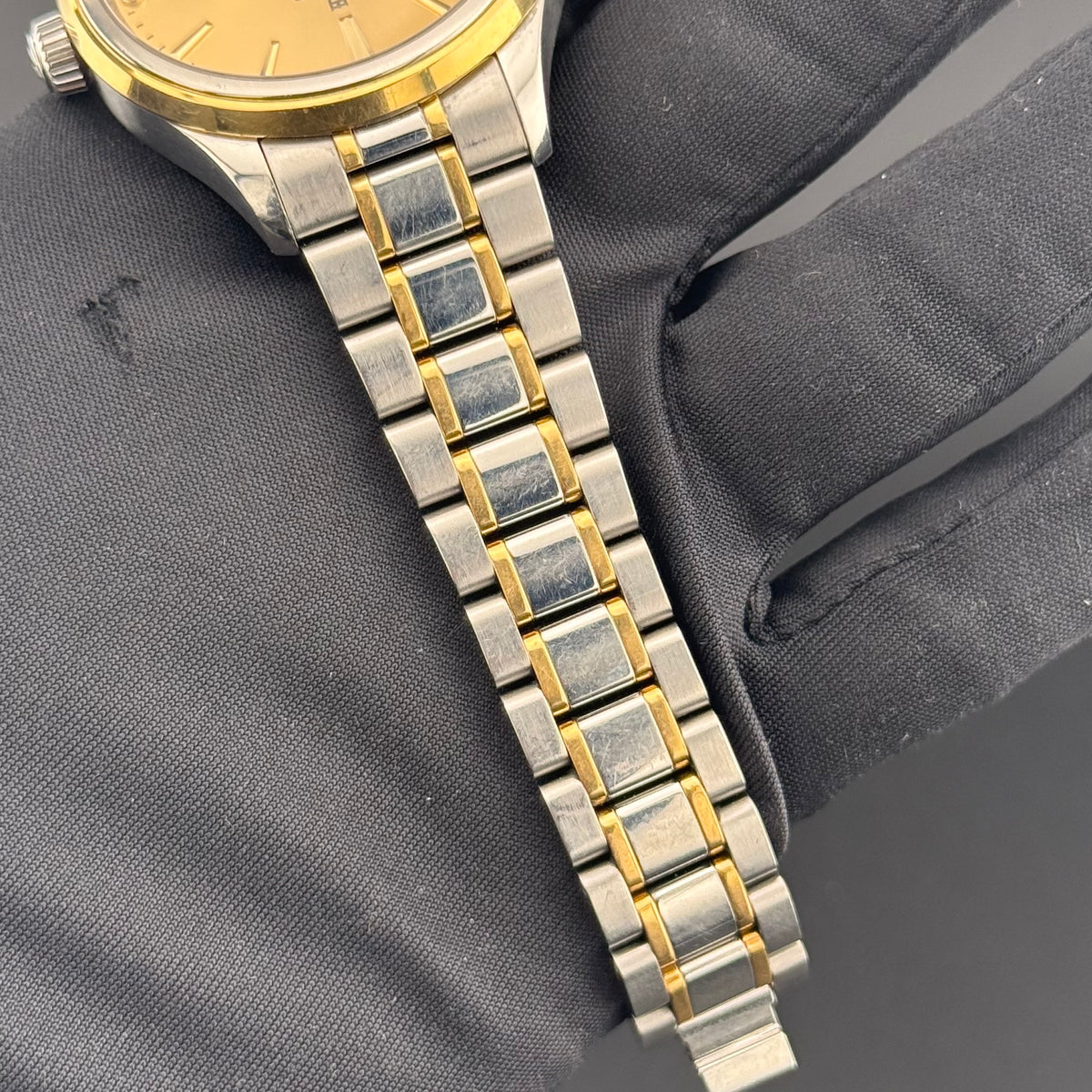 Tudor Style Yellow Gold Steel 38mm 12503