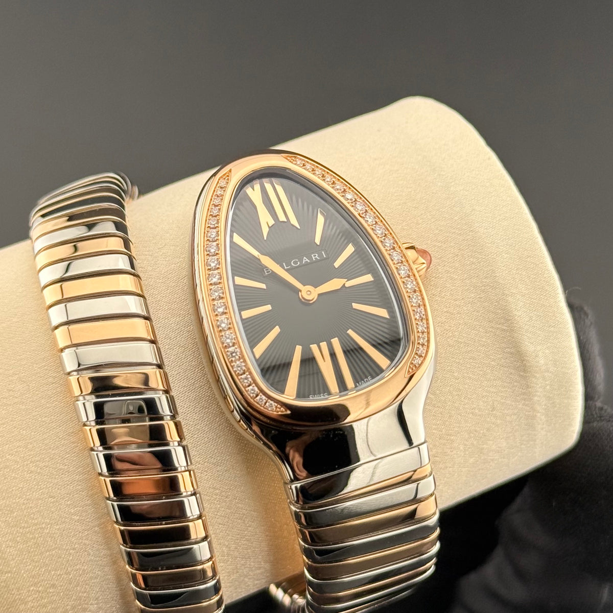 NEW Bvlgari Serpenti Tubogas 18k Rose Gold 102098