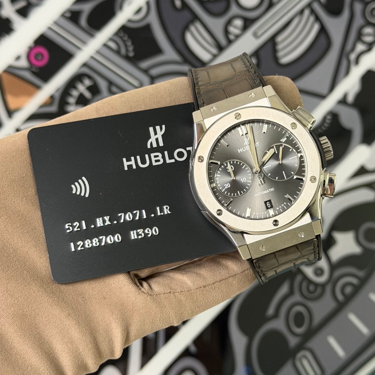 Hublot Classic Fusion Racing Grey Chronograph Titanium 521.NX.7071.LR