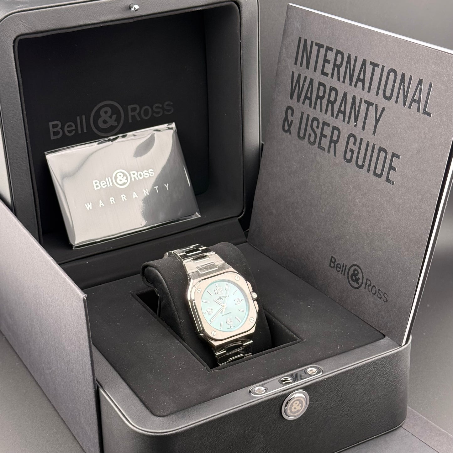 NEW Bell & Ross BR-05 Ice Blue Steel 36mm BR05A-S-BU-ST/SST