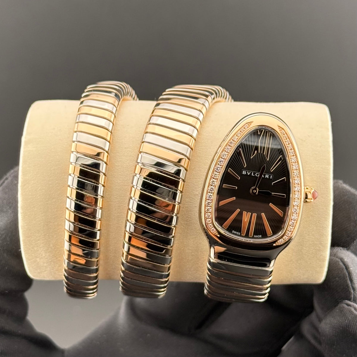 NEW Bvlgari Serpenti Tubogas 18k Rose Gold 102099