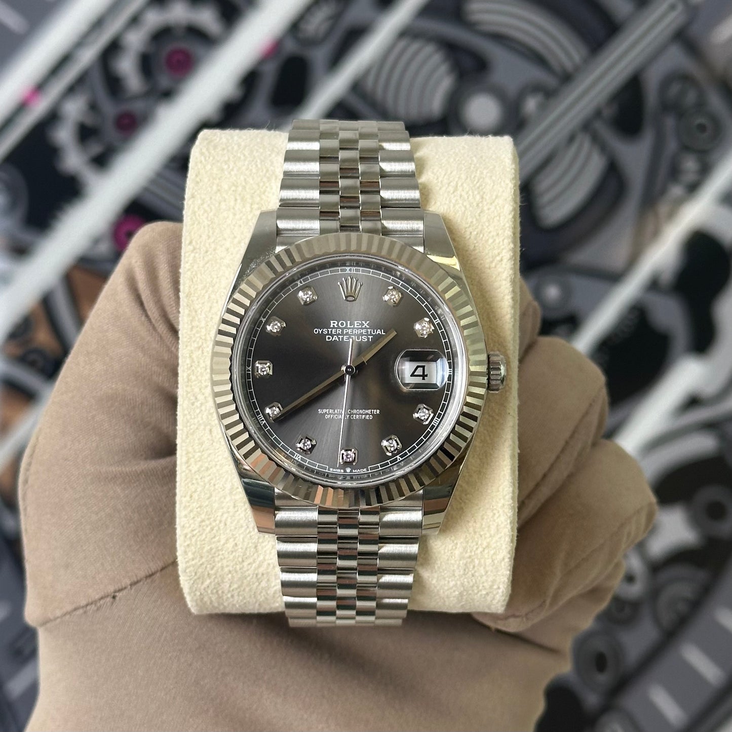 NEW Rolex Datejust 41 Diamond Dial 126334