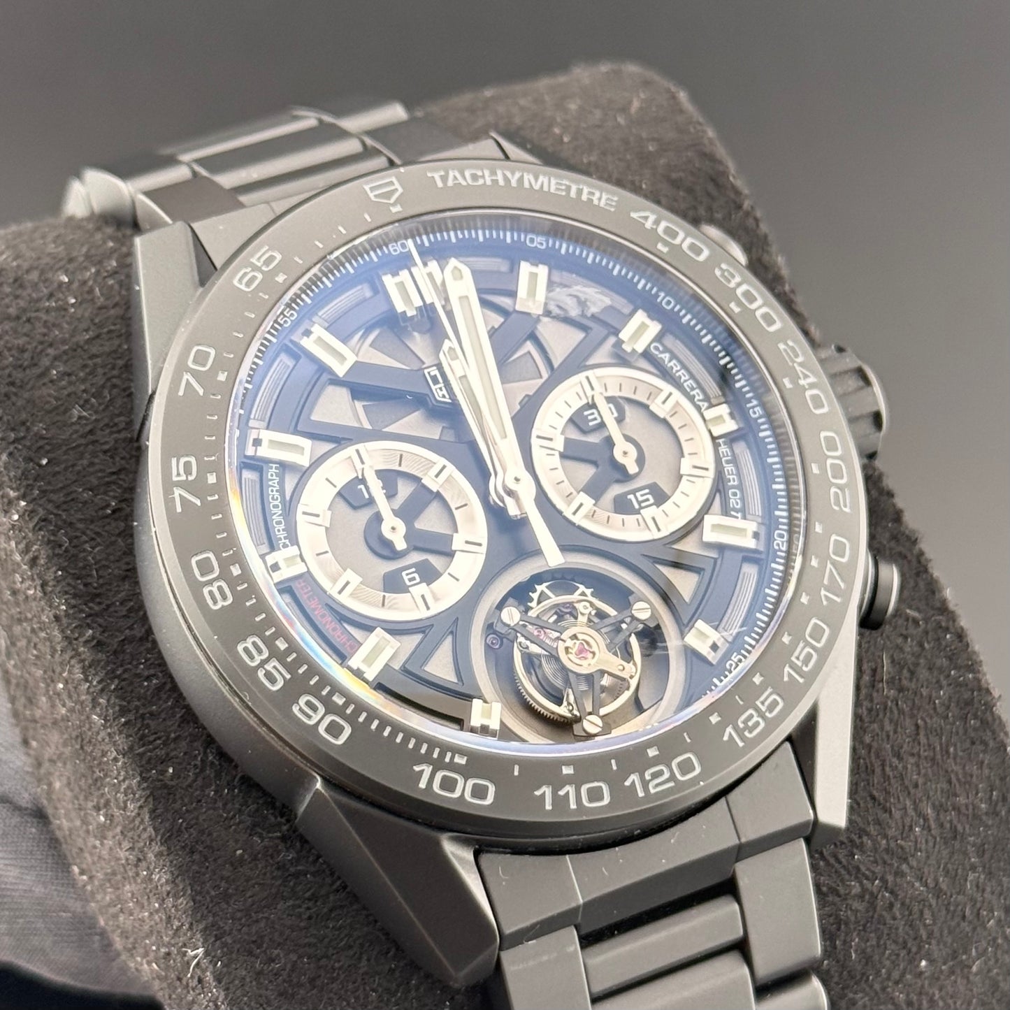 Tag Heuer Carrera Chronograph Tourbillon Ceramic Skeleton CAR5A90