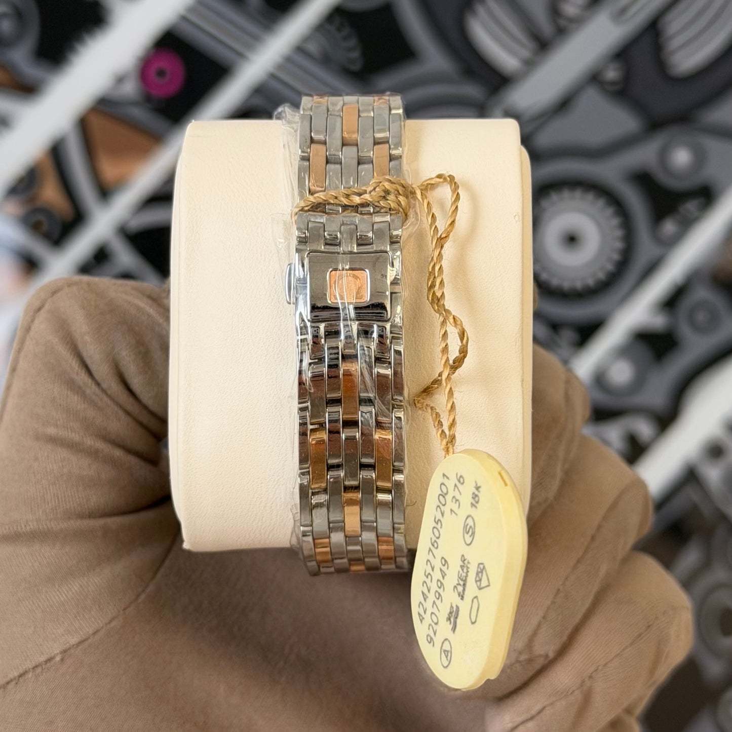 NEW Omega De Ville Prestige Butterfly Red Gold 424.25.27.60.52.001
