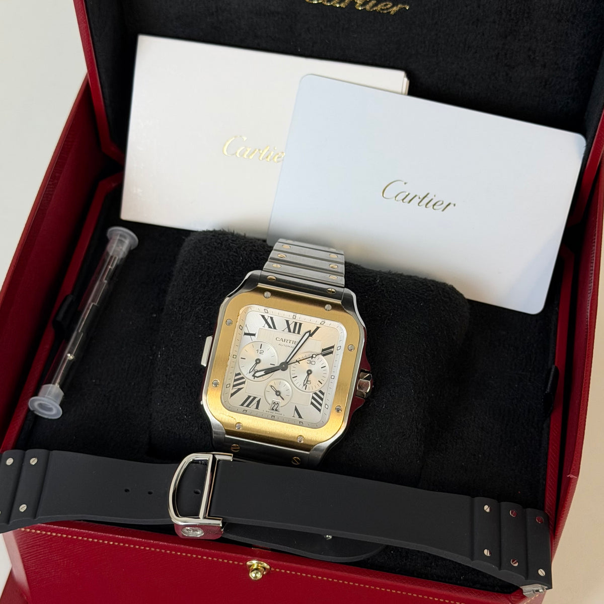 Cartier Santos XL 18k Gold W2SA0008